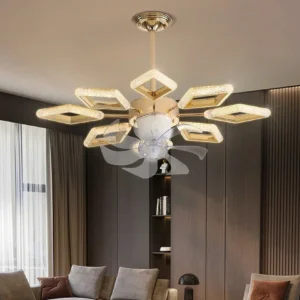 Ventilador circular con luz