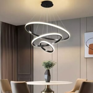 Lámpara Led Colgante Iluminación Moderna ajustable